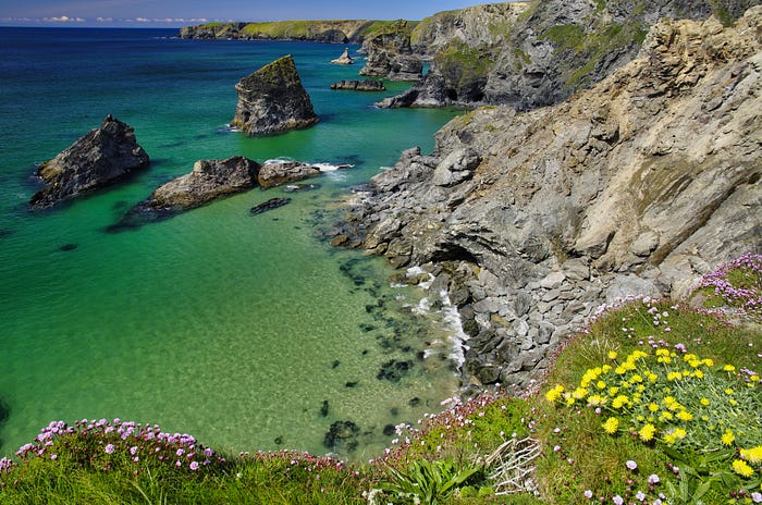 Bedruthan Steps Beach