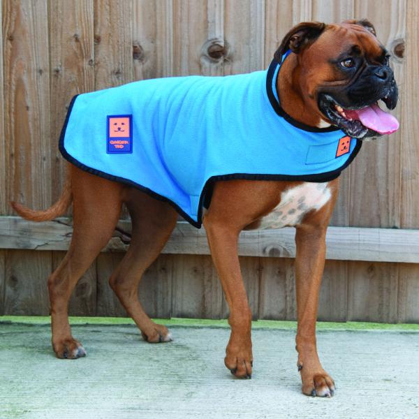 Cosy fleece sleeveless vest dog jumper by Ginger Ted