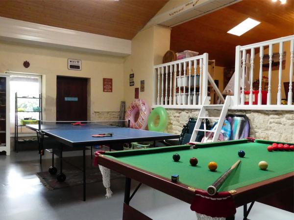 The Games room at L'Ecurie Holiday Cottage